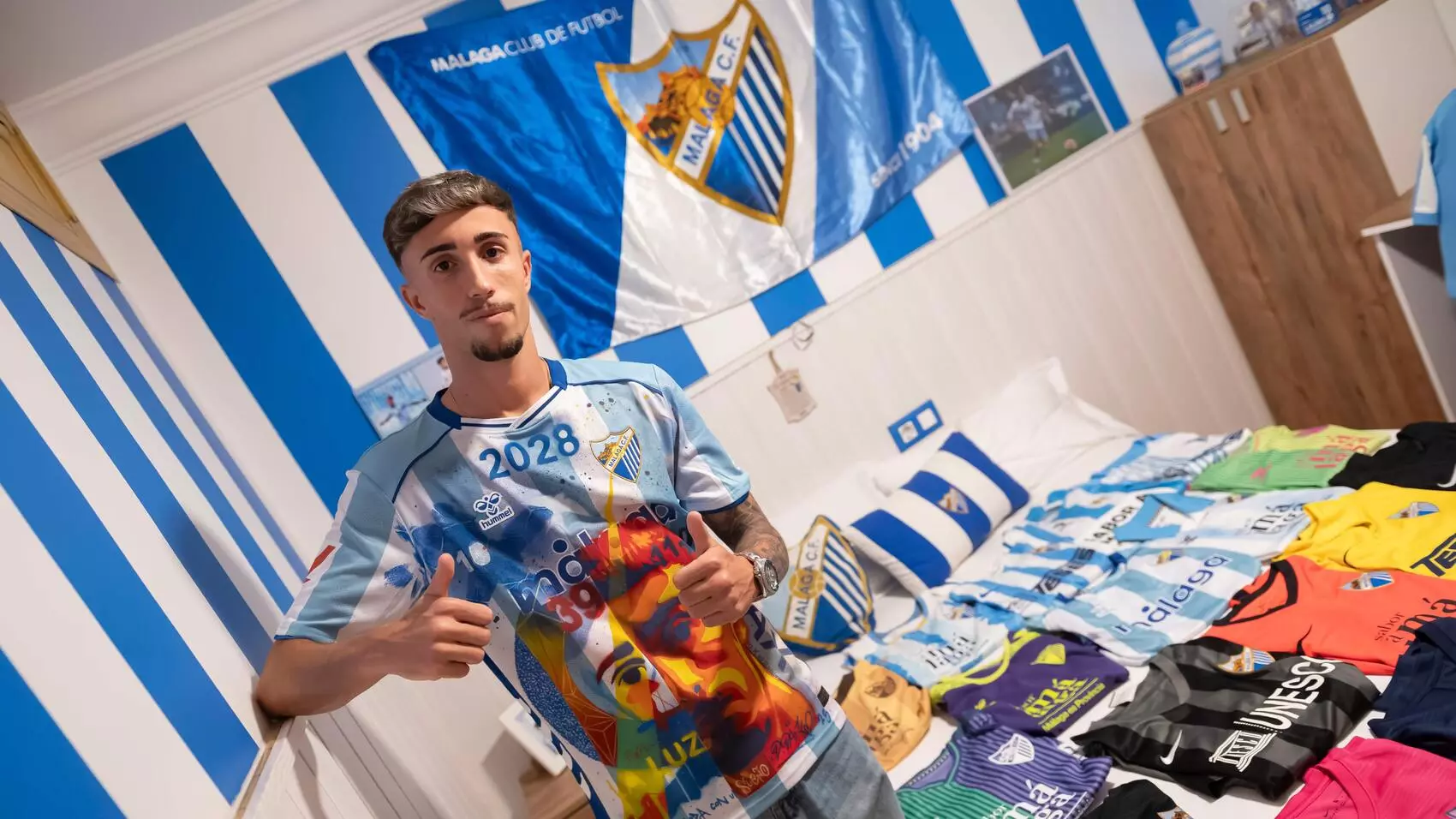 David Larrubia renueva con el Málaga CF hasta 2028: el corazón de La Luz sigue en La Rosaleda - David Larrubia malaga cf David Larrubia malaga cf