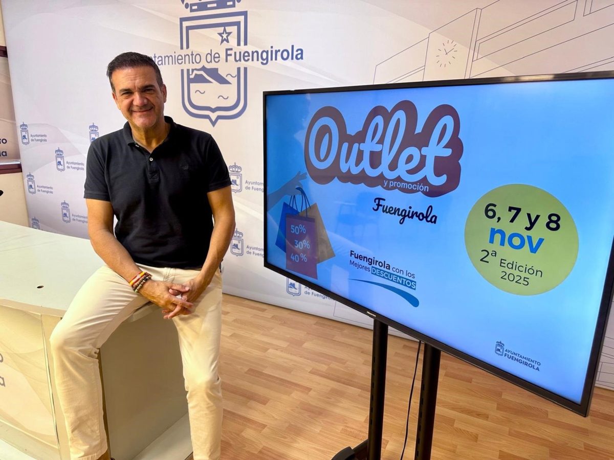 El Ayuntamiento impulsa una nueva edición de 'Outlet y Promoción Fuengirola' - Outlet Fuengirola El concejal de Comercio de Fuengirola, Francisco Javier García Lara, informa de una nueva edición de Outlet y Promoción Fuengirola