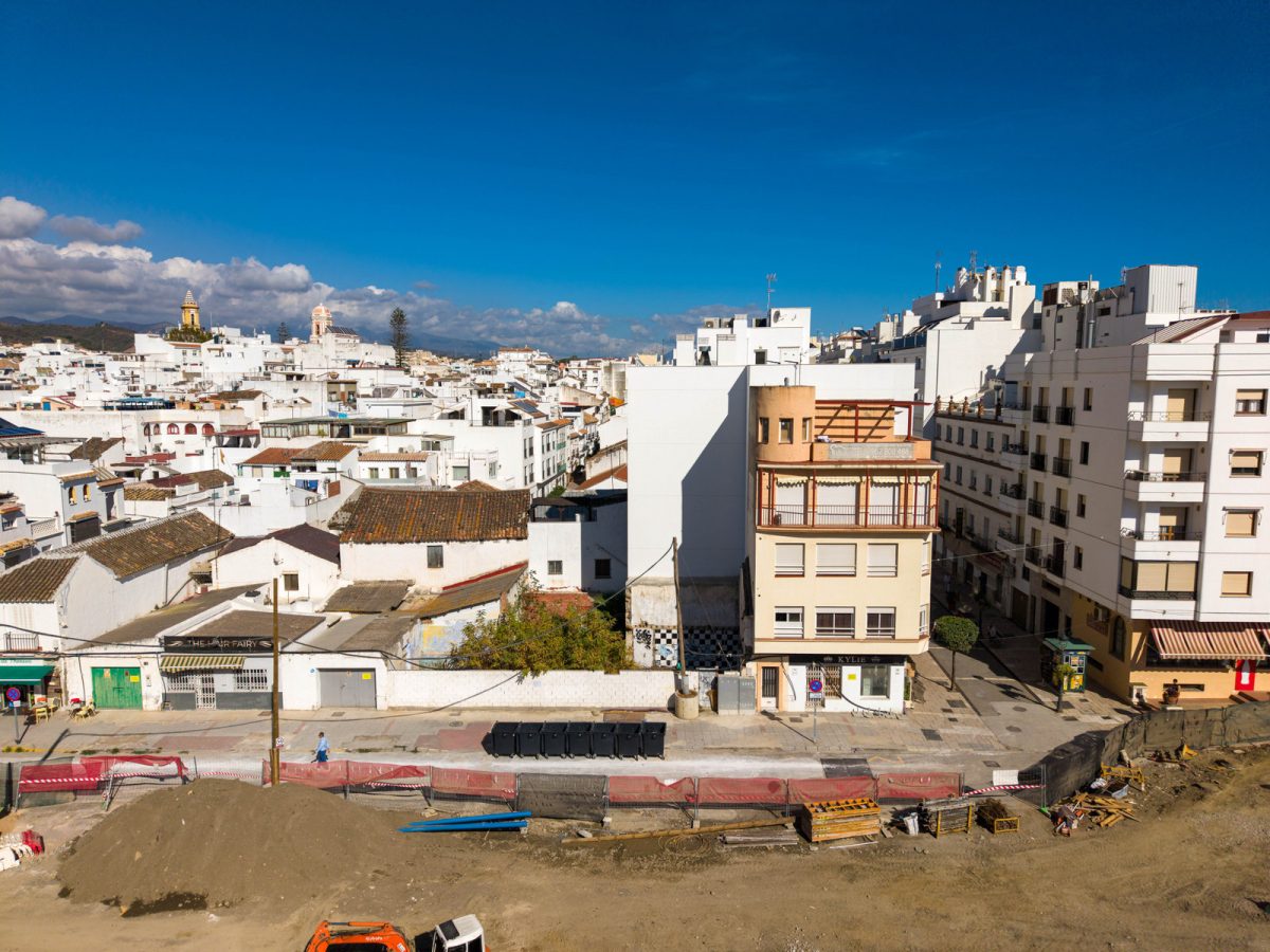 Estepona construirá un nuevo tanque de tormentas para evitar inundaciones en el casco antiguo - Estepona OBRA TANQUE LLUVIA PARKING BULEVAR BAJA Estepona OBRA TANQUE LLUVIA PARKING BULEVAR BAJA