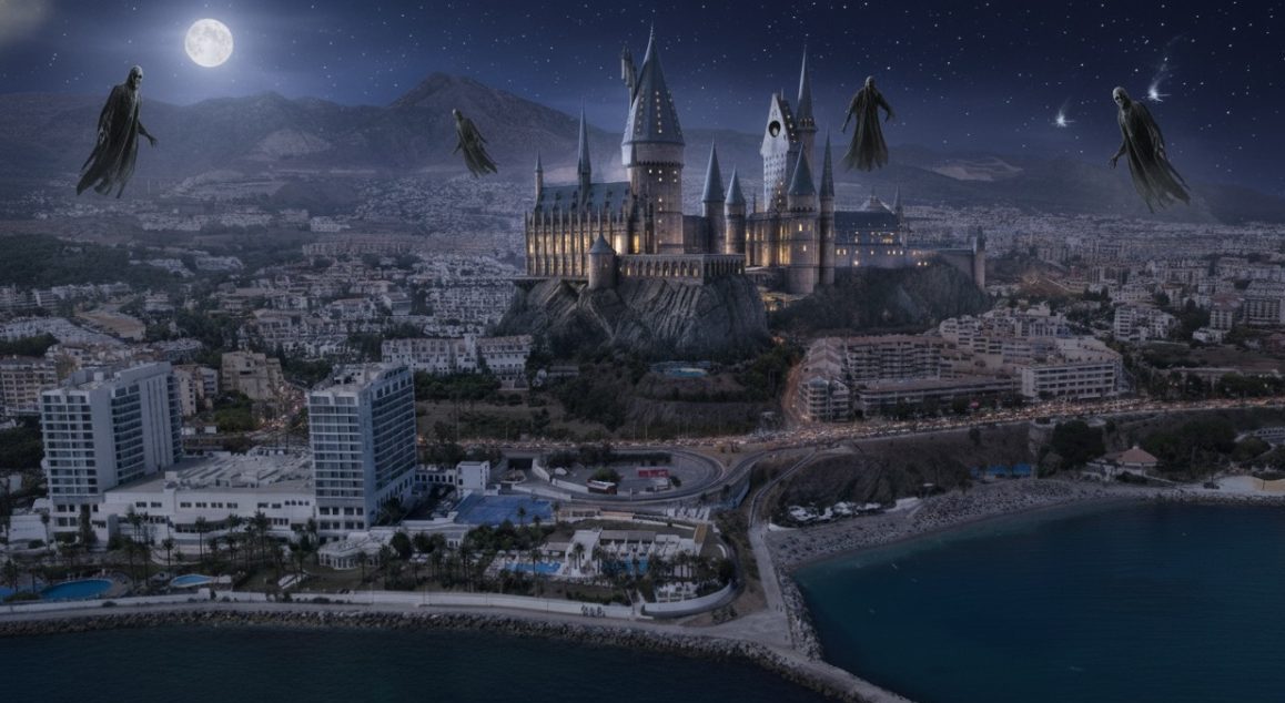 Qué tienen en común el Castillo de Colomares y Harry Potter: La leyenda que une Benalmádena con Hogwarts - Harry Potter Benalmadena e1762202687210 Qué tienen en común el Castillo de Colomares y Harry Potter: La leyenda que une Benalmádena con Hogwarts - Harry Potter Benalmadena e1762202687210