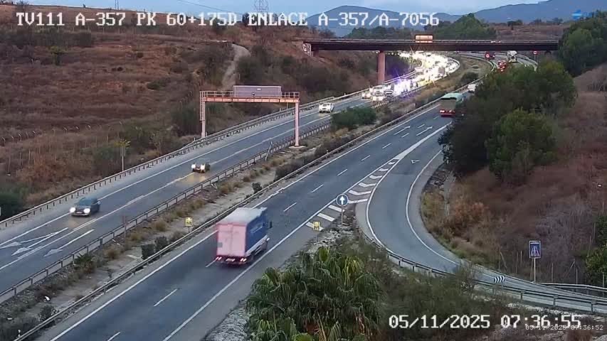Dos accidentes colapsan la entrada a Málaga capital: Atascos de hasta siete kilómetros - campanillas retenciones malaga campanillas retenciones malaga