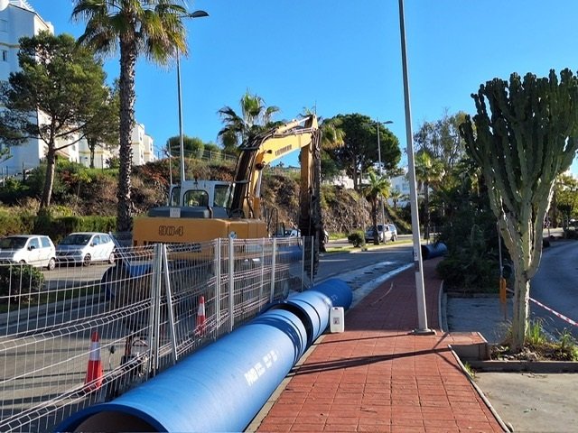 Las obras de la Autovía del Agua modifican el tráfico en Benalmádena: estos son los cambios desde septiembre - obras autovia agua potable benalmadena torremolinos Las obras de la Autovía del Agua modifican el tráfico en Benalmádena: estos son los cambios desde septiembre