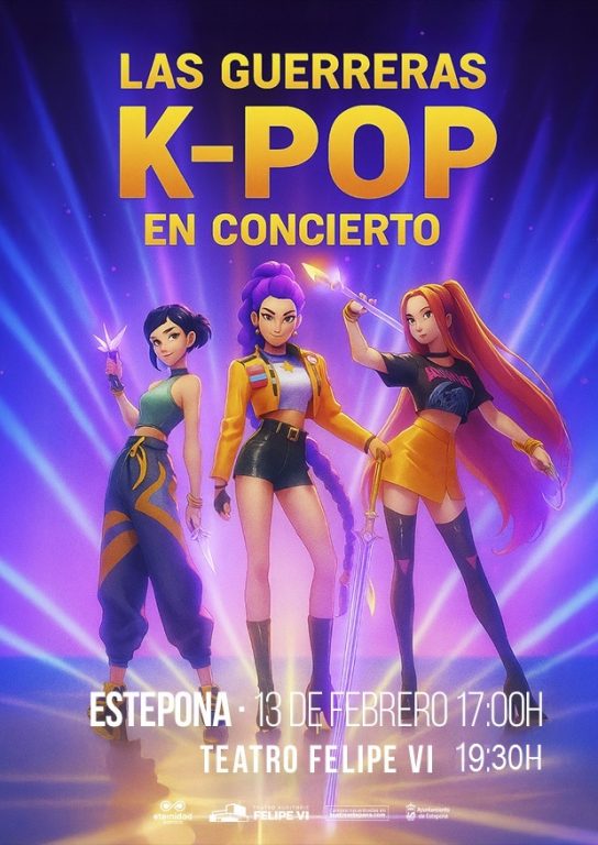 El musical ‘Las Guerreras K-Pop’ aterriza en el Teatro Auditorio Felipe VI de Estepona - 260213 kpop febrero 2026 1 El musical ‘Las Guerreras K-Pop’ aterriza en el Teatro Auditorio Felipe VI de Estepona - 260213 kpop febrero 2026 1
