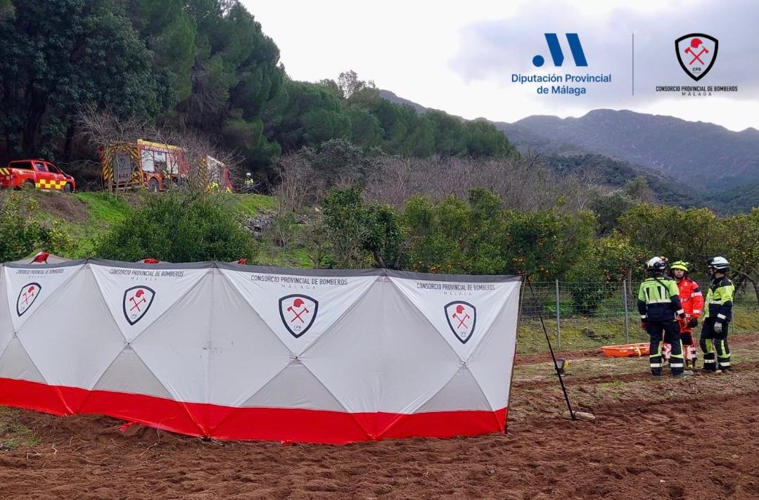 Fallece un hombre en Coín tras quedar atrapado bajo una máquina agrícola - Accidente Coin 1 Lugar donde se produjeron los hechos