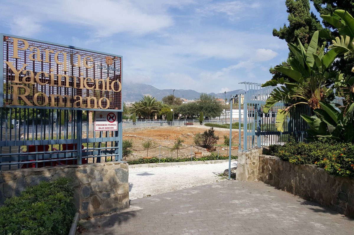 Fuengirola invita a sus mayores a descubrir su patrimonio arqueológico este lunes - Imagen del acceso al yacimiento arqueologico Finca del Secretario Finca del Secretario