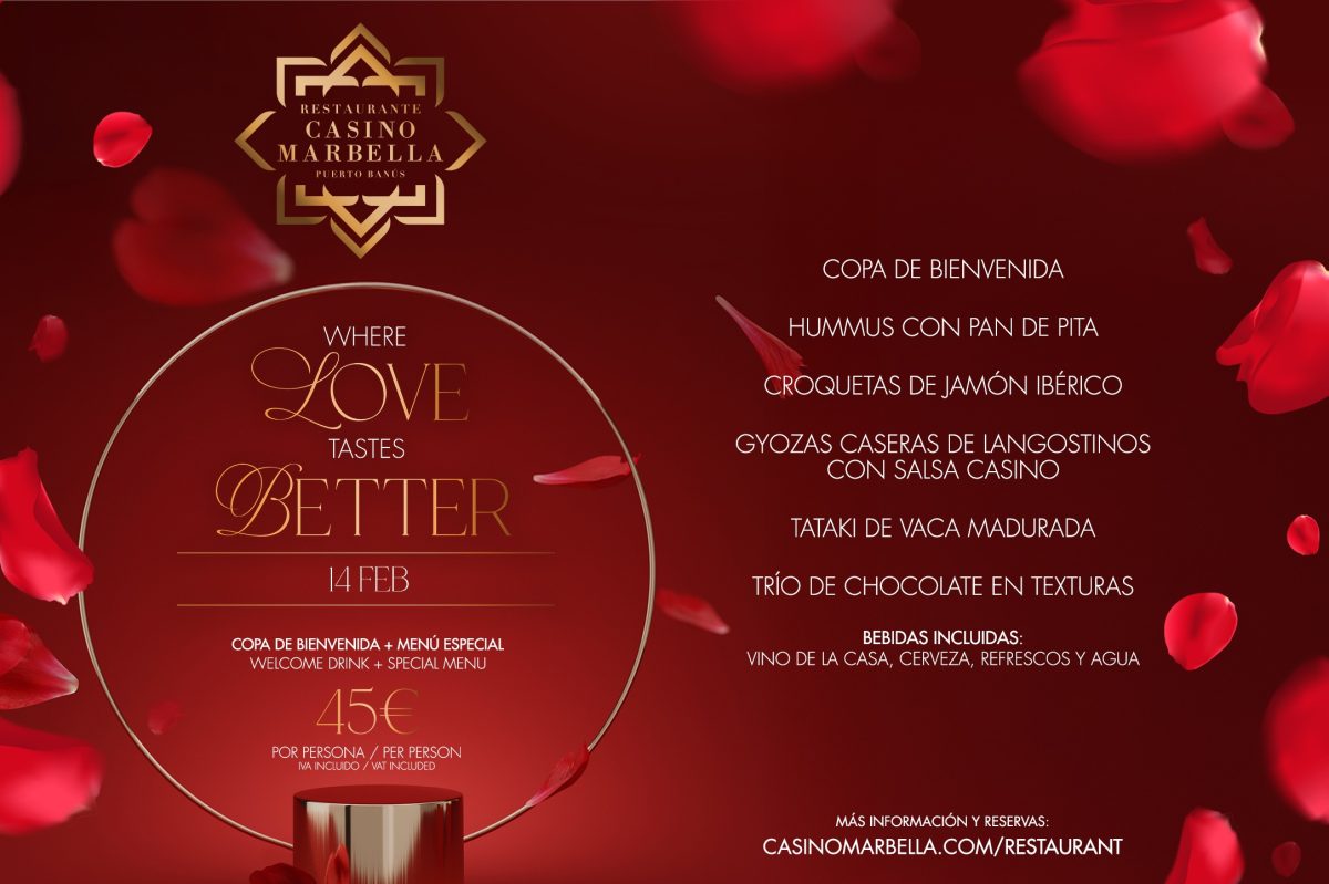 Restaurante Casino Marbella celebra San Valentín con un menú especial y un exclusivo sorteo en colaboración con Hard Rock Hotel Marbella - Ndp San Valentin 26 Menú