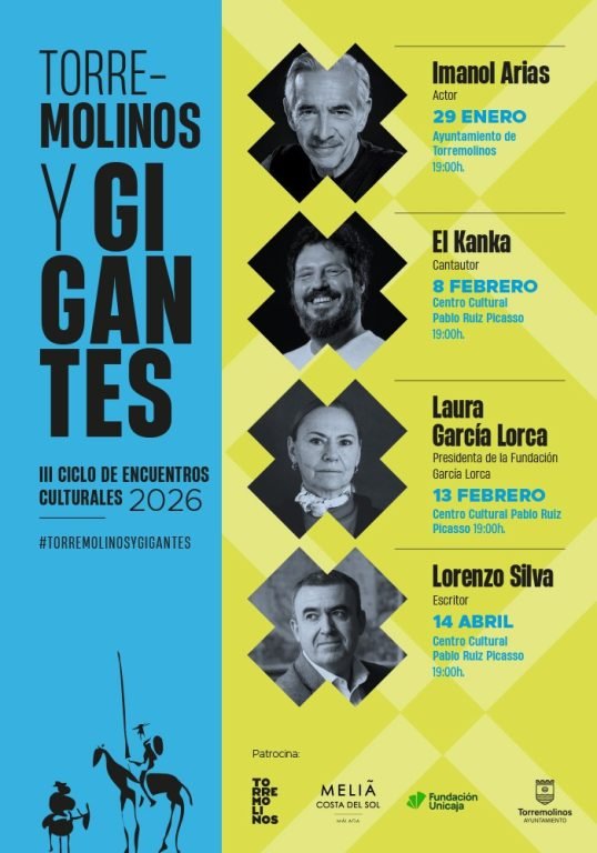 Imanol Arias, El Kanka, Laura García Lorca y Lorenzo Silva estarán en el ciclo ‘Torremolinos y Gigantes’ - WhatsApp Image 2026 01 26 at 11.43.38 Imanol Arias, El Kanka, Laura García Lorca y Lorenzo Silva estarán en el ciclo ‘Torremolinos y Gigantes’ - WhatsApp Image 2026 01 26 at 11.43.38