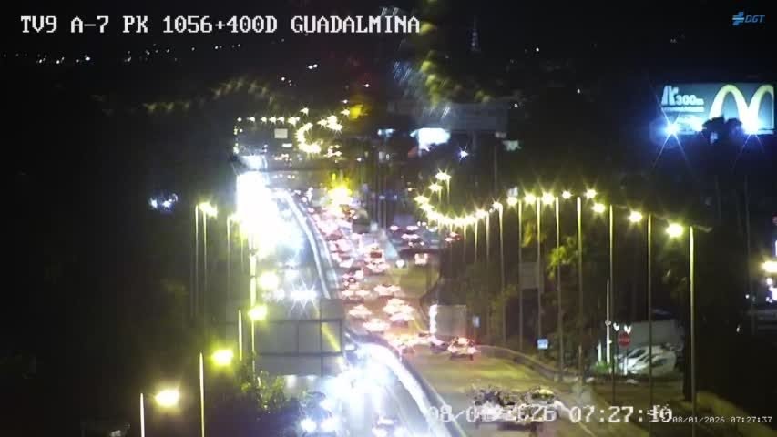 Un accidente en la A-7 en Estepona provoca el corte de un carril en sentido Algeciras a primera hora - accidente a7 estepona algeciras accidente a7 estepona algeciras