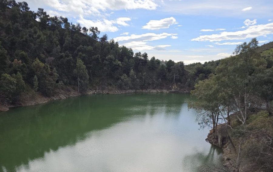 Los embalses de Málaga se recuperan tras las lluvias y duplican el agua almacenada de hace un año - embalse malaga e1769861439322 embalse málaga