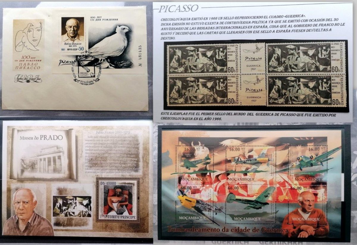 Correos exhibe en Málaga una exposición de sellos dedicada a Picasso - 17 Picasso Picasso