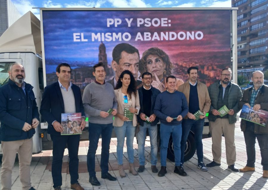 Vox Málaga inicia la campaña “PP y PSOE: el mismo abandono” con críticas a sanidad, vivienda y movilidad - 20260209 111137 e1770644446845 Vox