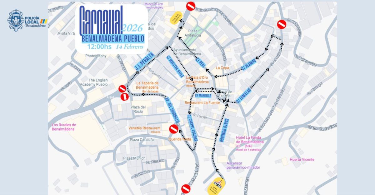 Atención si circulas por Benalmádena: cortes de tráfico este sábado por el Carnaval - 631928549 122149601690807037 4941348803164469784 n cortes Benalmádena