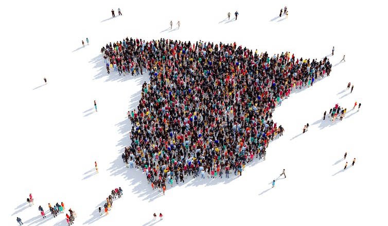 ¿Sabes cuál es la edad que más se repite en España? - 767 poblacion mapa poblacional
