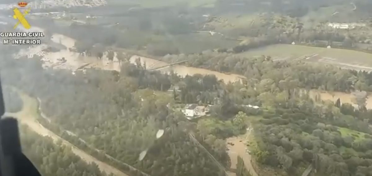 El río Guadiaro en nivel rojo, mientras el Hozgarganta registra una subida muy intensa - Captura de pantalla 2026 02 06 a las 14.16.53 Río Guadiaro