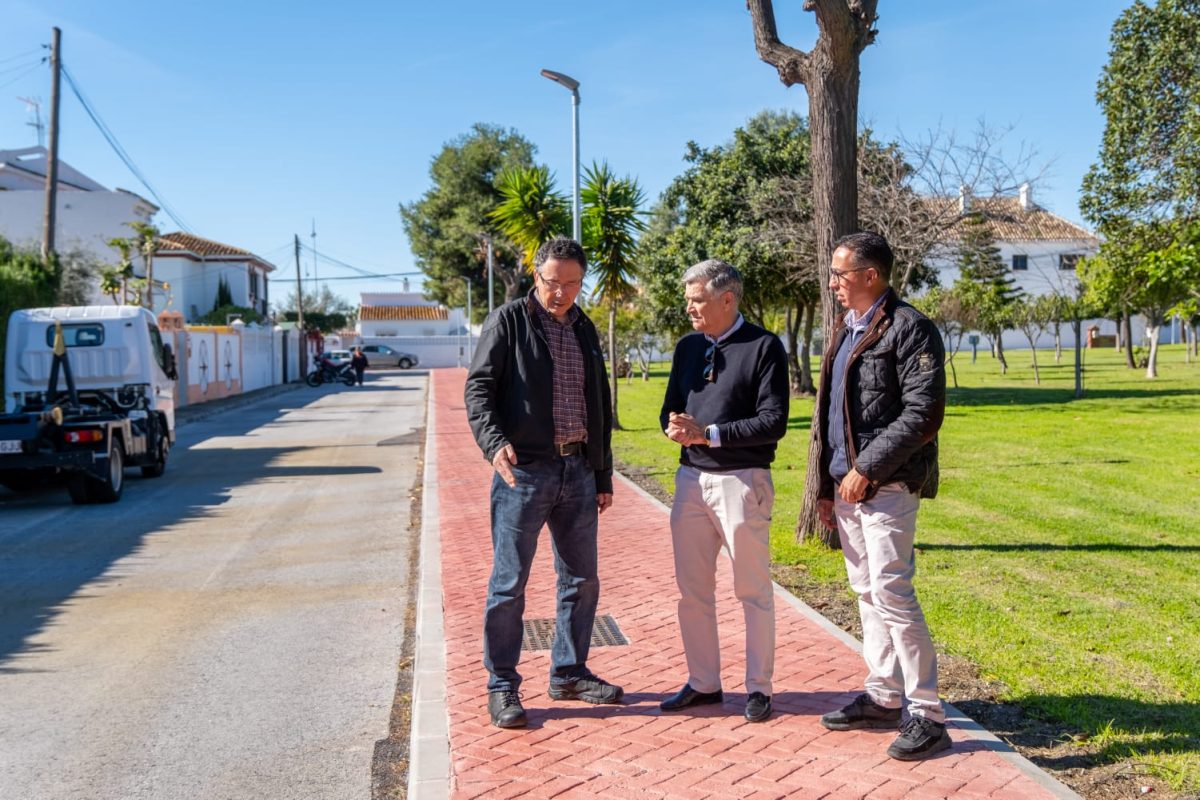 Finalizadas las obras de mejora de la accesibilidad en la calle Guadiamar de San Pedro - Guadiamar Guadiamar