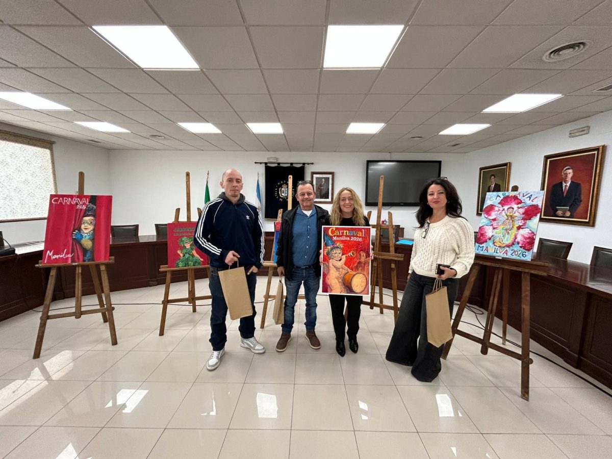Manilva elige el cartel que anunciará su Carnaval 2026, obra de Bernardo Martínez - Manilva Carnaval portada Bernardo Martínez Torres triunfa con su cartel para el Carnaval 2026 de Manilva