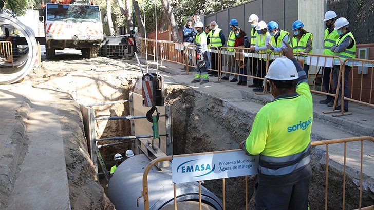 Estas son las calles de Málaga que podrían sufrir cortes de agua por trabajos de Emasa - PinaresSanAnton01 Emasa