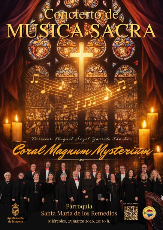 La Coral Magnum Mysterium ofrecerá su tradicional concierto de música sacra en la iglesia de Los Remedios de Estepona - Concierto Coral Musica Sacra estepona La Coral Magnum Mysterium ofrecerá su tradicional concierto de música sacra en la iglesia de Los Remedios de Estepona - Concierto Coral Musica Sacra estepona