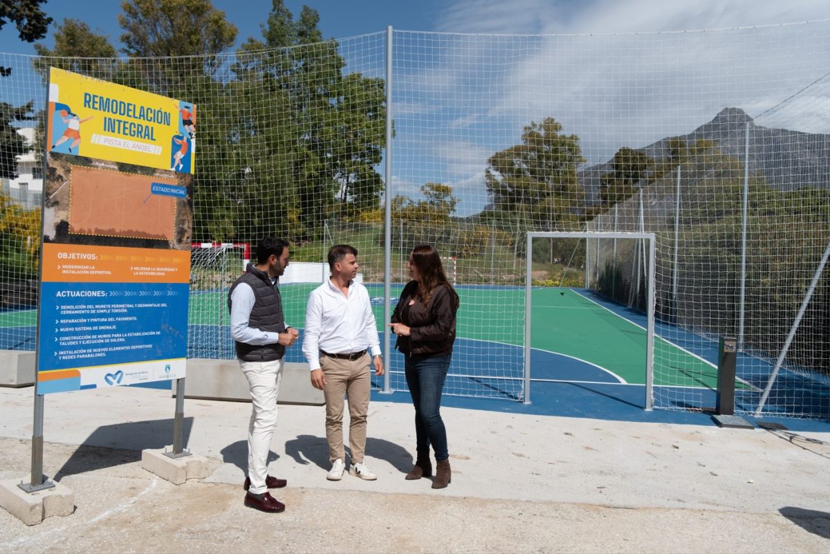 Marbella refuerza sus instalaciones deportivas con la renovación de El Ángel - Marbella Angel El Ángel estrena una pista más segura, moderna y funcional en Nueva Andalucía