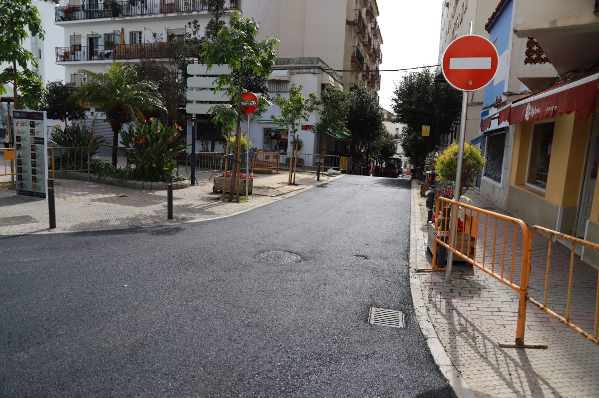 Marbella retomará el asfaltado de Huerta Chica y Castillejos el 9 de marzo tras las lluvias - calle Huerta Chica marbella calle Huerta Chica marbella
