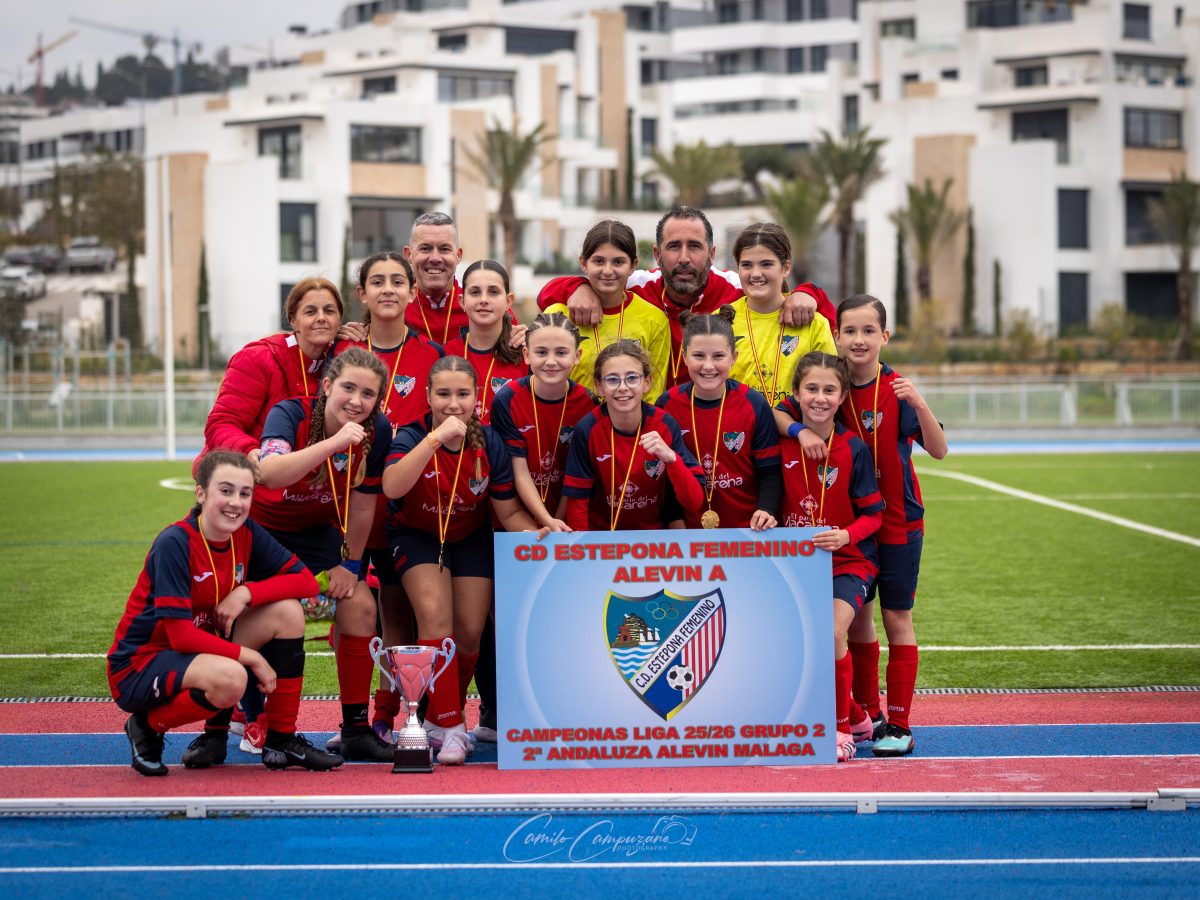 El Alevín Femenino del CD Estepona, campeón de liga con una temporada histórica en Segunda Andaluza - estepona femenino alevin estepona femenino alevin