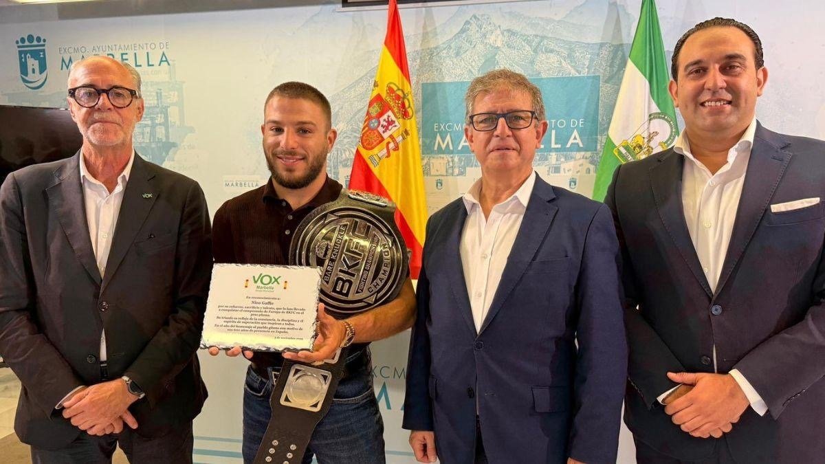 El luchador Nico Gaffie, propuesto para ser Ciudadano Honorario de Marbella por su proyección internacional - nico gaffie ciudadano honorario marbella nico gaffie ciudadano honorario marbella vox