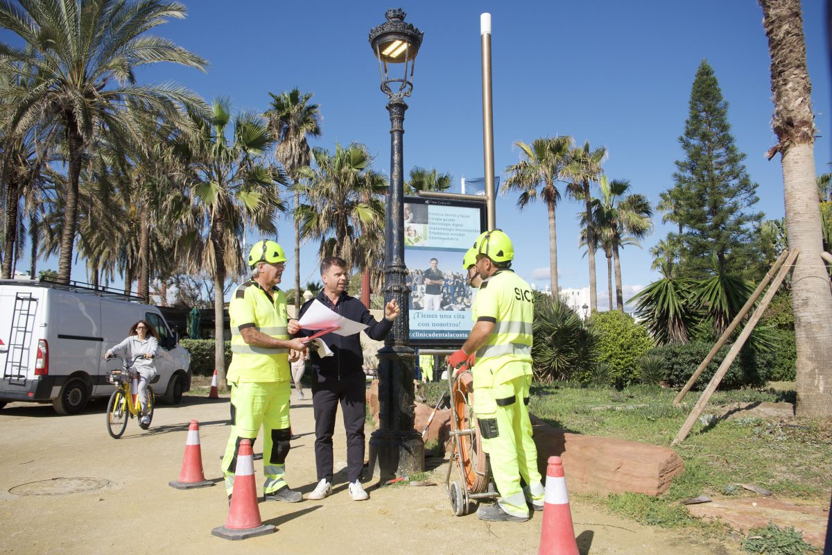 Marbella renovará las instalaciones eléctricas del Paseo Marítimo entre Río Real y Río Verde - operarios marbella operarios marbella