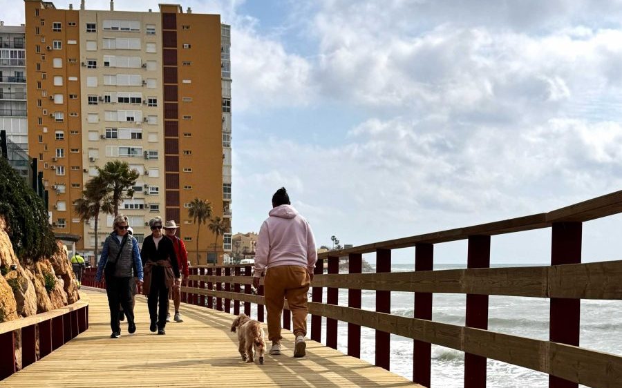 La Senda Litoral de Mijas reabre tras tres semanas de obras en el tramo arrasado por el temporal - senda litoral mijas e1774385372921 senda litoral mijas