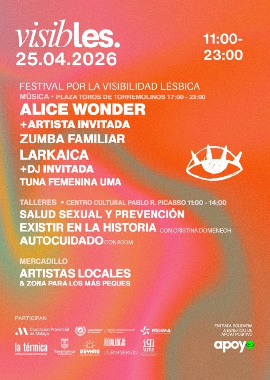 Torremolinos acoge el I VisibLES Fest, un festival pionero por la visibilidad lésbica - Festival por la visibilidad lesbica VisibLES Torremolinos acoge el I VisibLES Fest, un festival pionero por la visibilidad lésbica - Festival por la visibilidad lesbica VisibLES