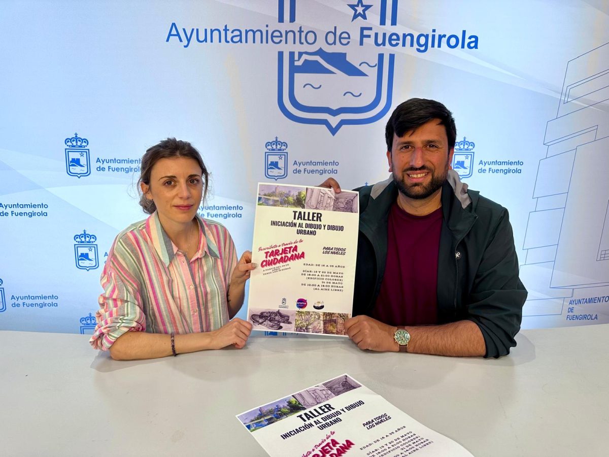 Juventud de Fuengirola impulsa la creatividad con un curso de iniciación al dibujo - Fuengirola taller dibujo Isaac Vargas y Lourdes Huertas presentan esta iniciativa