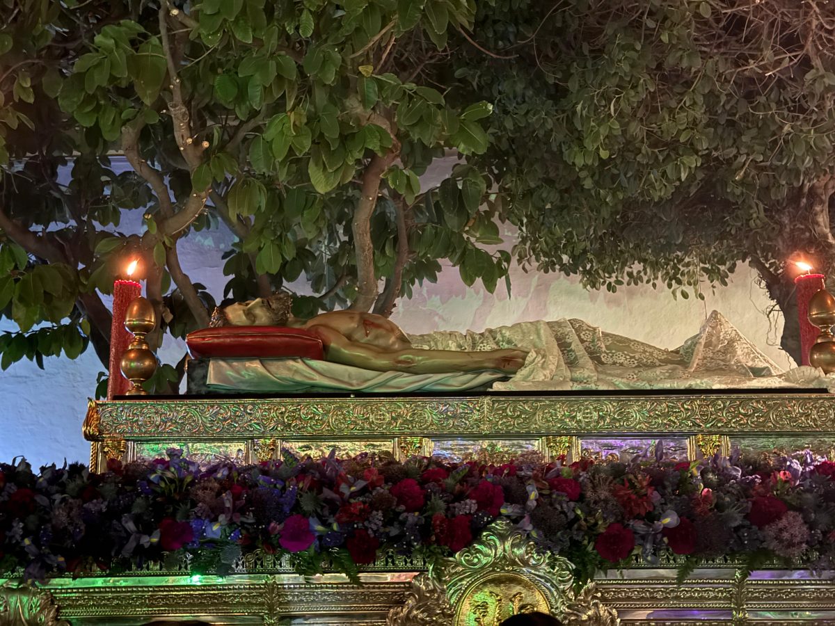 El Cristo Yacente y la Virgen de la Soledad protagonizan el Viernes Santo en San Pedro Alcántara - San Pedro Alcantara Cristo Yacente Cristo Yacente en San Pedro Alcántara