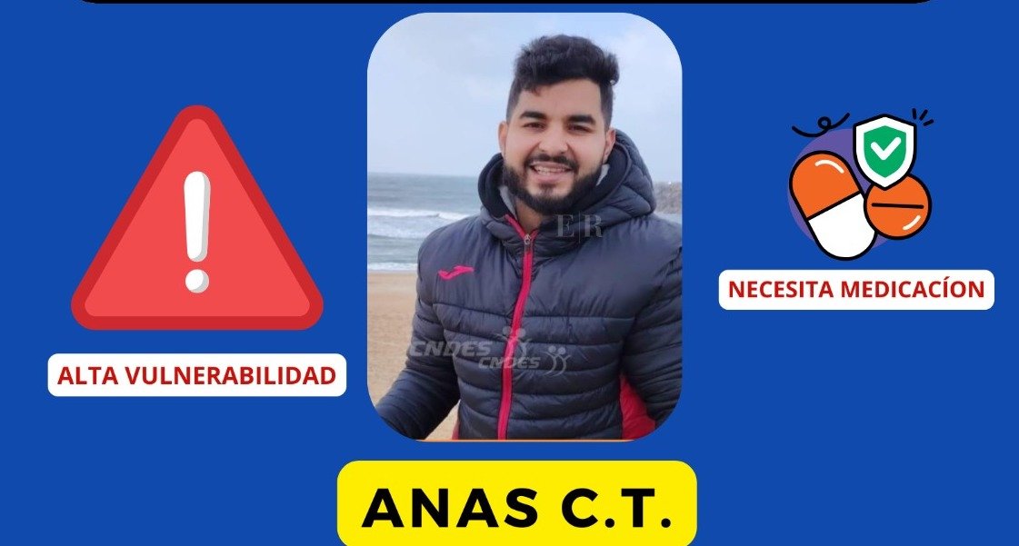 Alerta por la desaparición de Anas, una persona vulnerable que necesita medicación - Desaparecido Anas Alerta por la desaparición de Anas, una persona vulnerable que necesita medicación - Desaparecido Anas