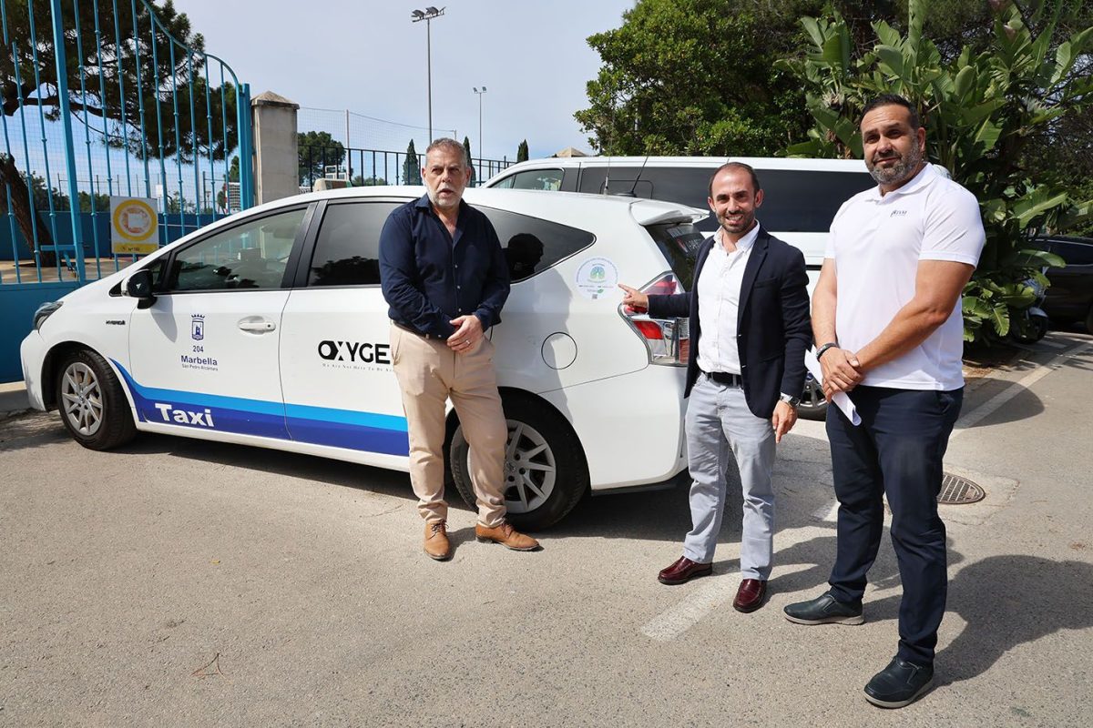 Marbella lleva la purificación del aire al taxi con un sistema que elimina virus, bacterias y contaminantes - Marbella El taxi de Marbella da un salto tecnológico con un sistema que mejora la calidad del aire