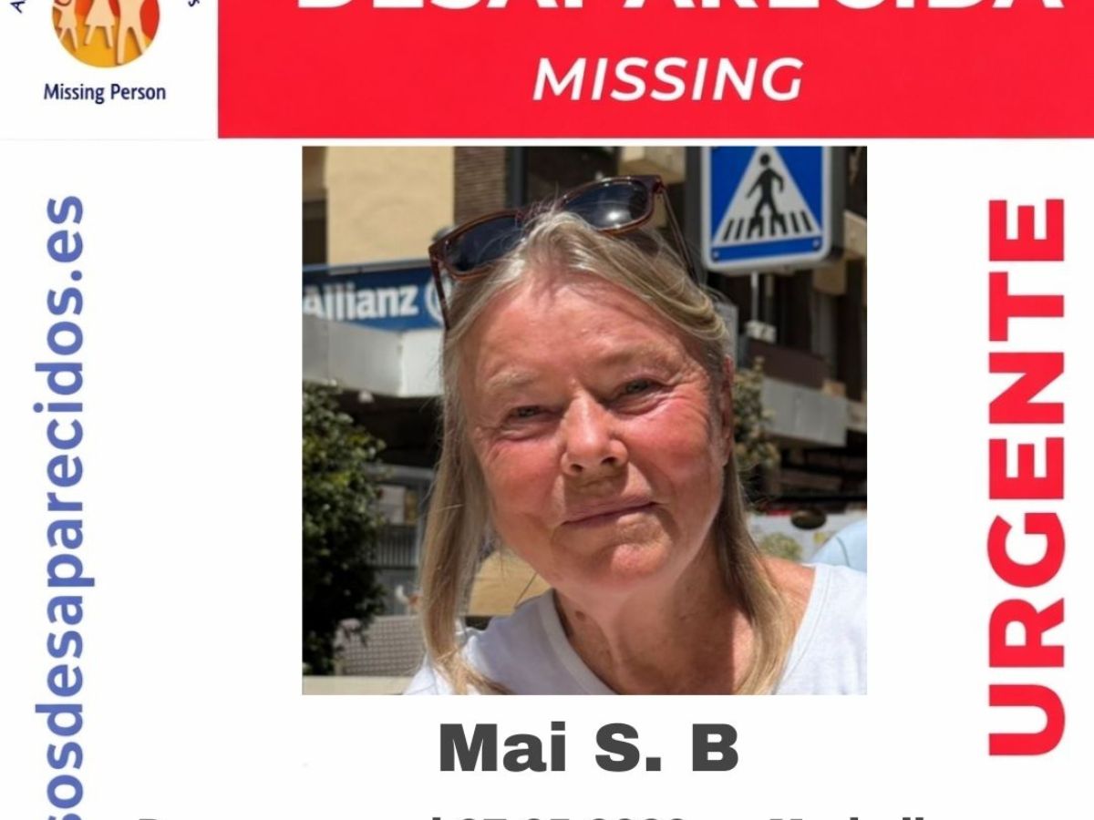 Buscan con urgencia a Mai, una mujer desaparecida en Marbella considerada persona vulnerable - mai sb desaparecida marbella mai sb desaparecida marbella