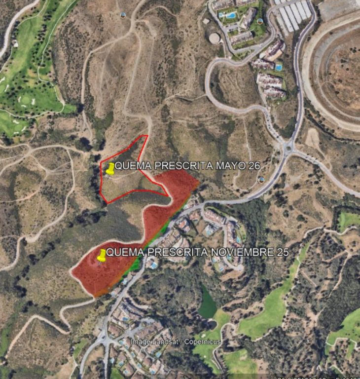 Si ves humo este miércoles en Mijas, no te alarmes: INFOCA realizará una quema preventiva en El Chaparral - zona quema preventiva mijas Si ves humo este miércoles en Mijas, no te alarmes: INFOCA realizará una quema preventiva en El Chaparral - zona quema preventiva mijas