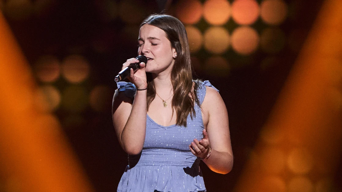 La esteponera Marta Thomas conquista a Ana Mena en las Audiciones a Ciegas de La Voz Kids - Marta Thomas Voz Kids La esteponera Marta Thomas, en las audiciones a ciegas de La Voz Kids.