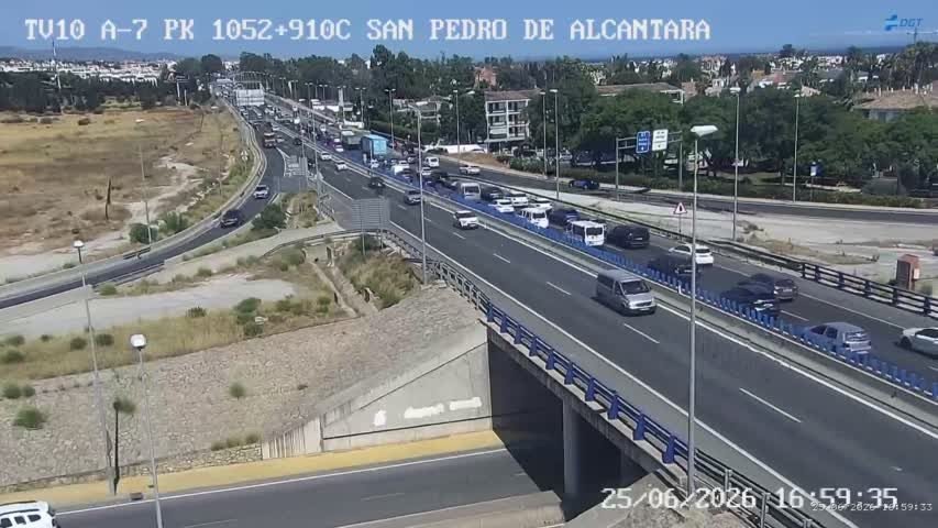 corte carril a7 marbella algeciras