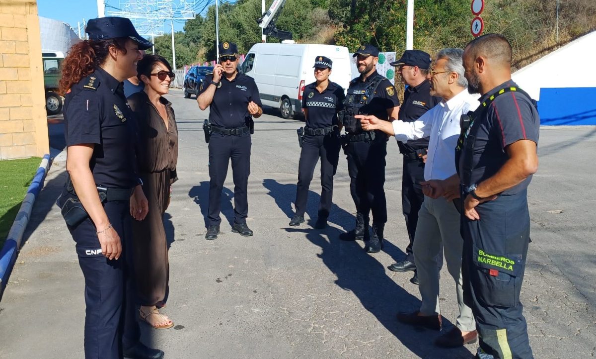 Medio millar de efectivos blindarán la Feria de Marbella 2026 - policia marbella feria policia marbella feria