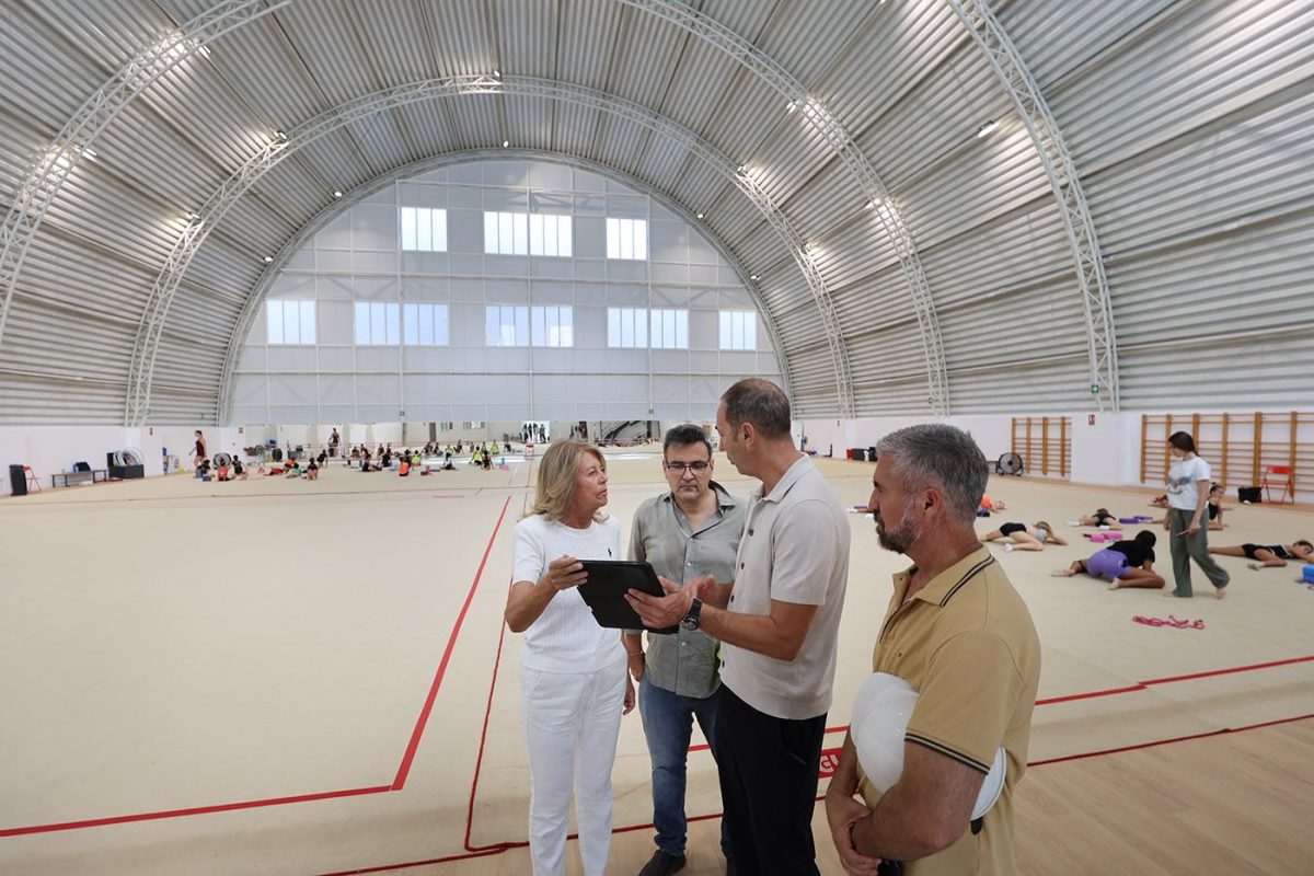 Marbella culmina la renovación integral del Centro de Tecnificación de Gimnasia Rítmica - Marbella centro gimnasia Visita de la alcaldesa a las obras