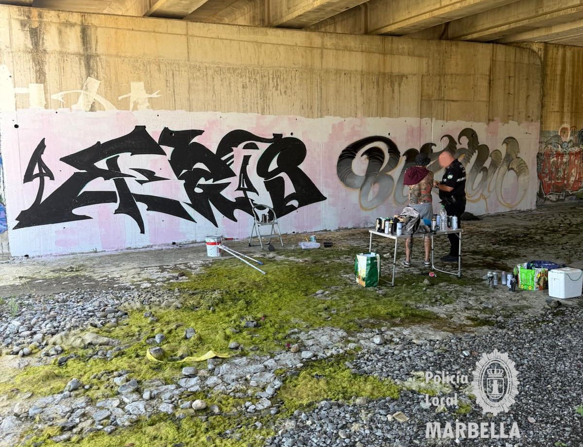 Marbella declara la guerra a los grafitis: multas de hasta 1.500 euros - marbella graffiti marbella graffiti