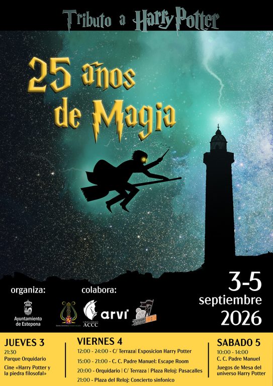 Hogwarts abre sucursal en Estepona: el universo de Harry Potter tomará la ciudad en septiembre - Cartel Harry Potter Hogwarts abre sucursal en Estepona: el universo de Harry Potter tomará la ciudad en septiembre - Cartel Harry Potter