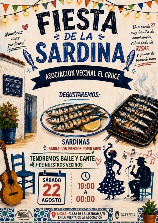 Sardinas, música y baile: San Pedro Alcántara celebra este sábado su fiesta vecinal - Fiesta Sardina Sardinas, música y baile: San Pedro Alcántara celebra este sábado su fiesta vecinal - Fiesta Sardina