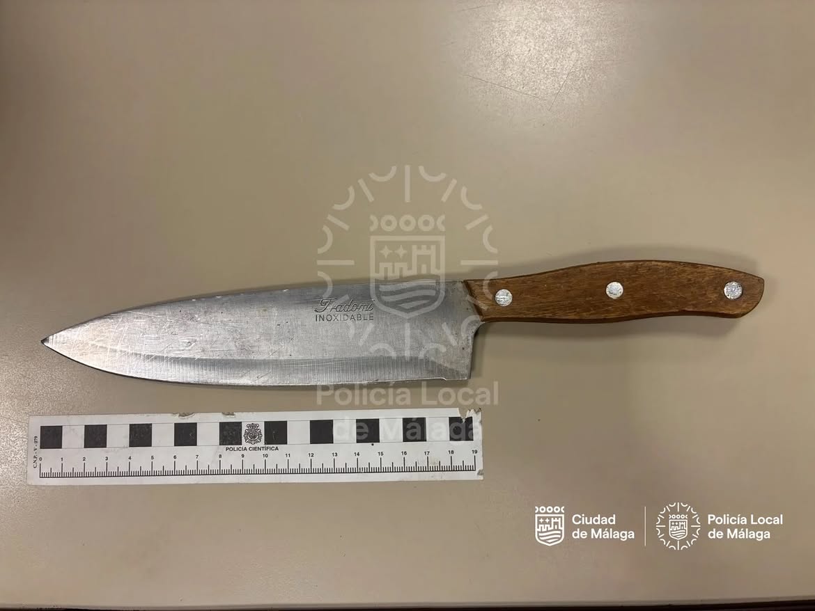 Apuñala mortalmente por la espalda a un hombre tras una discusión y huye junto a su hermano en Málaga - arma asesinato malaga arma asesinato malaga