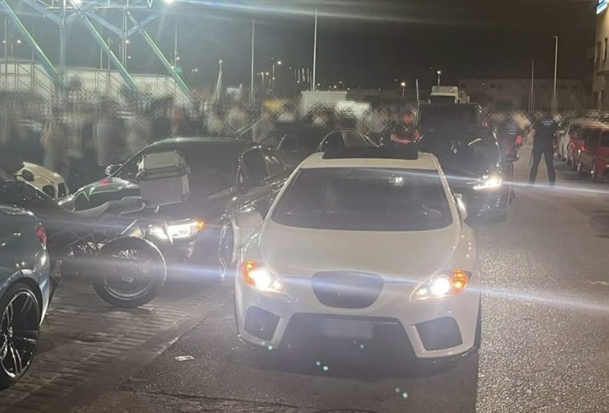 La Policía Local de Málaga denuncia a conductores en un operativo contra las concentraciones ilegales de vehículos - Malaga dispositivo Una imagen de la Policía Local de Málaga